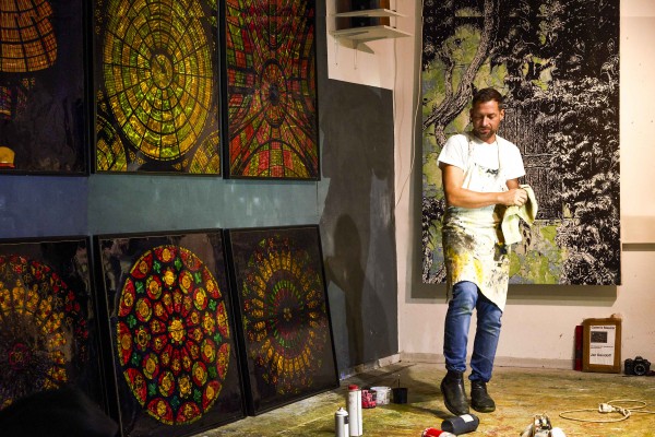 Jan Davidoff Atelieransicht München 2019
