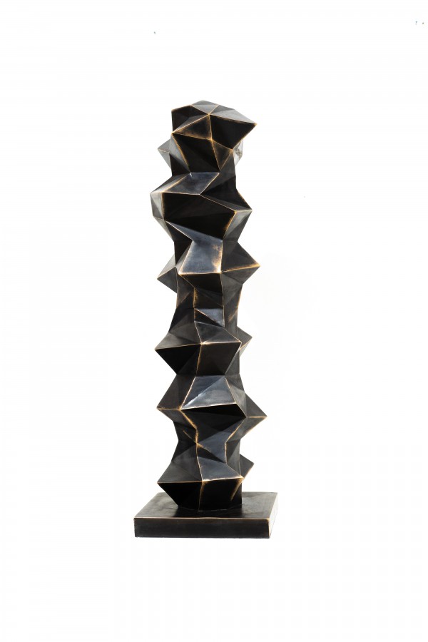 Netz 1, 2026, 65x20x20cm, Bronzeguss
